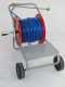 Hose reel with cart + 100 mt 20 bar hose + spray lance
