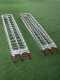 Pair of 310 cm curved loading ramps - folding ramps for ride on mowers, quads etc