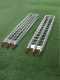 Pair of 310 cm curved loading ramps - folding ramps for ride on mowers, quads etc