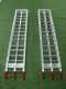 Pair of 310 cm curved loading ramps - folding ramps for ride on mowers, quads etc