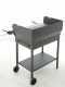 Cruccolini Festa 69x45 Charcoal and Wood-fired Barbecue in Heavy-duty Sheet Metal