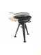Royal Food BBQ3 Charcoal Barbecue with Stainless Steel Double Rotating Grid -  &Oslash; 66 cm Brazier