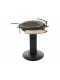 Royal Food BBQ6 Charcoal Barbecue with Stainless Steel Double Rotating Grid -  &Oslash; 60 cm Brazier