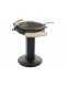 Royal Food BBQ6 Charcoal Barbecue with Stainless Steel Double Rotating Grid -  &Oslash; 60 cm Brazier