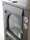 AgriEuro Top-Line Medius 80 Deluxe INC Inox - Built-in Wood-fired Steel Oven - Coppered Enamel
