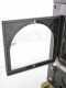 AgriEuro Top-Line Medius 80 Deluxe INC Inox - Built-in Wood-fired Steel Oven - Coppered Enamel