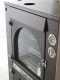 AgriEuro Top-Line Magnus 100 Deluxe INC Inox - Built-in Wood-fired Steel Oven - Coppered Enamel