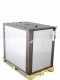 AgriEuro Top-Line Magnus 100 Deluxe INC Inox - Built-in Wood-fired Steel Oven - Coppered Enamel