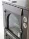 AgriEuro Top-Line Medius 60 Deluxe INC Inox - Built-in Wood-fired Steel Oven - Copper Enamel