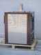AgriEuro Top-Line Medius 60 Deluxe INC Inox - Built-in Wood-fired Steel Oven - Copper Enamel