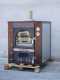 AgriEuro Top-Line Medius 60 Deluxe INC Inox - Built-in Wood-fired Steel Oven - Copper Enamel
