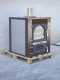 AgriEuro Top-Line Medius 60 Deluxe INC Inox - Built-in Wood-fired Steel Oven - Copper Enamel
