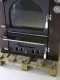 AgriEuro Top-Line Medius 60 Deluxe INC Inox - Built-in Wood-fired Steel Oven - Copper Enamel