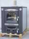 AgriEuro Premium Line Medius 80 Inc - Built-in Wood-fired Steel Oven - Ventilated