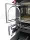 AgriEuro Premium Line Medius 80 EXT -  Outdoor Wood-fired Steel Oven - Ventilated - Red Roof