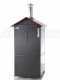 AgriEuro Premium Line Medius 80 EXT -  Outdoor Wood-fired Steel Oven - Ventilated - Red Roof