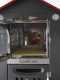 AgriEuro Premium Line Medius 80 EXT -  Outdoor Wood-fired Steel Oven - Ventilated - Red Roof