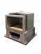AgriEuro Magnus 80 Deluxe EXT Inox Outdoor Steel Wood-fired Oven - copper enameling