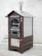 AgriEuro Top-Line Magnus 80 Deluxe EXT Inox - Outdoor Wood-fired Steel Oven - Copper Enamel