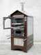 AgriEuro Top-Line Magnus 80 Deluxe EXT Inox - Outdoor Wood-fired Steel Oven - Copper Enamel