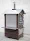 AgriEuro Top-Line Medius 80 Deluxe EXT Inox - Outdoor Wood-fired Steel Oven - Copper Enamel