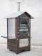 AgriEuro Top-Line Medius 60 Deluxe EXT Inox - Outdoor Wood-fired Steel Oven - Copper Enamel