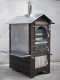 AgriEuro Top-Line Magnus 100 Deluxe EXT Inox - Outdoor Wood-fired Steel Oven - Copper Enamel