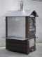 AgriEuro Top-Line Magnus 100 Deluxe EXT Inox - Outdoor Wood-fired Steel Oven - Copper Enamel