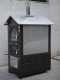 AgriEuro Top-Line Magnus 100 Deluxe EXT Inox - Outdoor Wood-fired Steel Oven - Copper Enamel