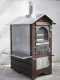 AgriEuro Top-Line Magnus 100 Deluxe EXT Inox - Outdoor Wood-fired Steel Oven - Copper Enamel