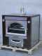 AgriEuro Top-Line Maximus 80 Deluxe INC Inox - Built-in Wood-fired Steel Oven - Copper Enamel