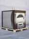 AgriEuro Top-Line Maximus 100 Deluxe INC Inox - Built-in Wood-fired Steel Oven - Copper Enamel