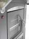 AgriEuro Premium Line Medius Plus 100 EXT - Outdoor Wood-fired Steel Oven - Ventilated, Stainless Steel Roof