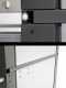 AgriEuro Premium Line Medius Plus 100 EXT - Outdoor Wood-fired Steel Oven - Ventilated, Stainless Steel Roof