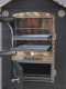 AgriEuro Premium Line Medius Plus 100 EXT - Outdoor Wood-fired Steel Oven - Ventilated, Stainless Steel Roof