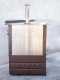AgriEuro Top-Line Maximus 100 Deluxe EXT Stainless Steel- Outdoor Wood-fired Oven - Copper Enamel