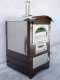 AgriEuro Top-Line Maximus 100 Deluxe EXT Stainless Steel- Outdoor Wood-fired Oven - Copper Enamel