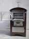 AgriEuro Top-Line Maximus 100 Deluxe EXT Stainless Steel- Outdoor Wood-fired Oven - Copper Enamel