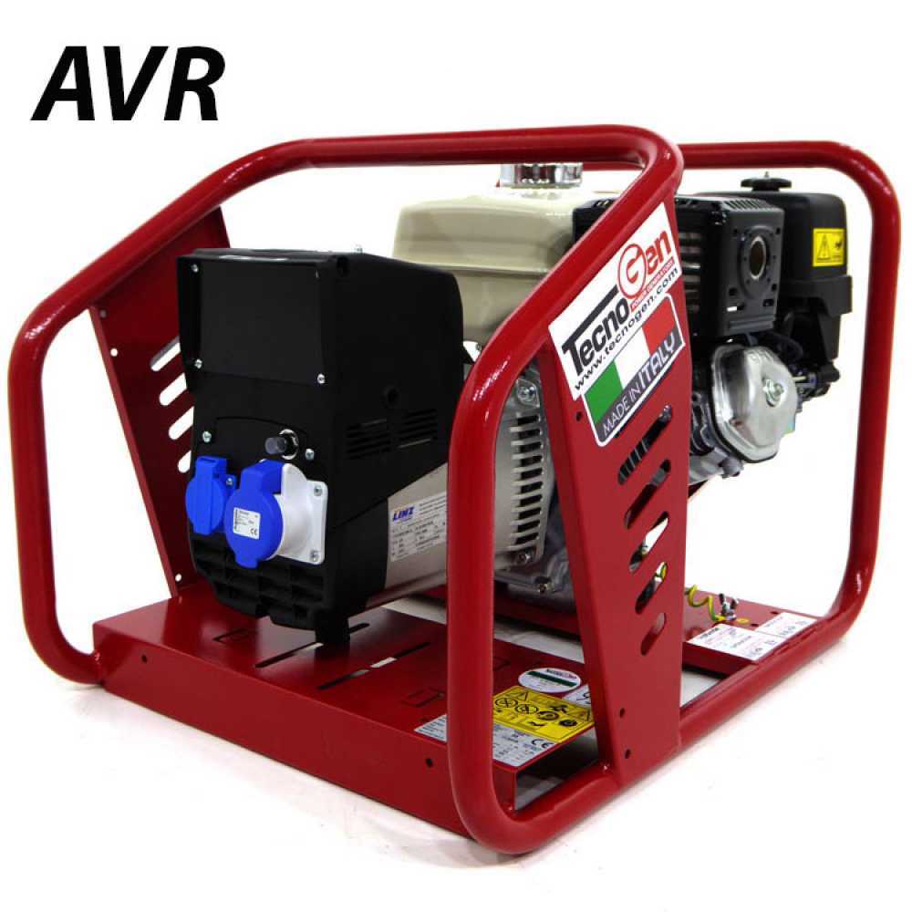 TecnoGen H8000T AVR Power Generator with AVR 3.6 kW DC 3.3 kw Single Phase
