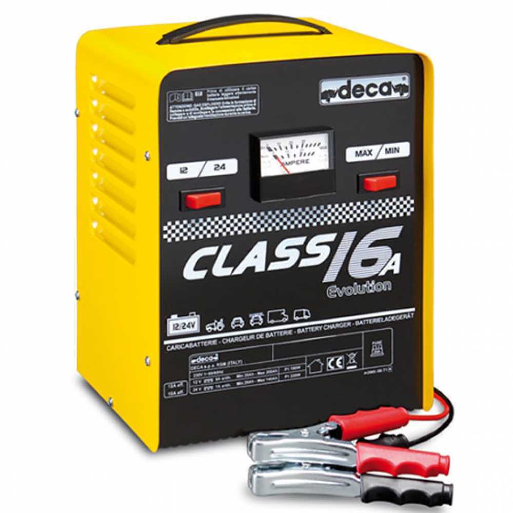 portatile monofase batterie 12-24V Deca Caricabatterie auto Deca CLASS 16A 