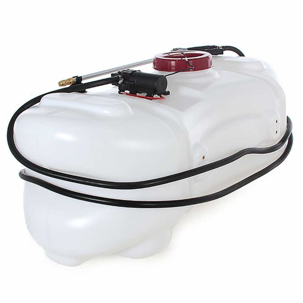 Sprayer tanks with outlet pump