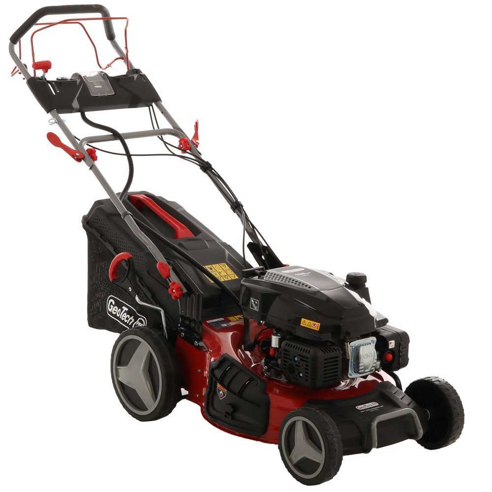 Electric start push discount lawn mower