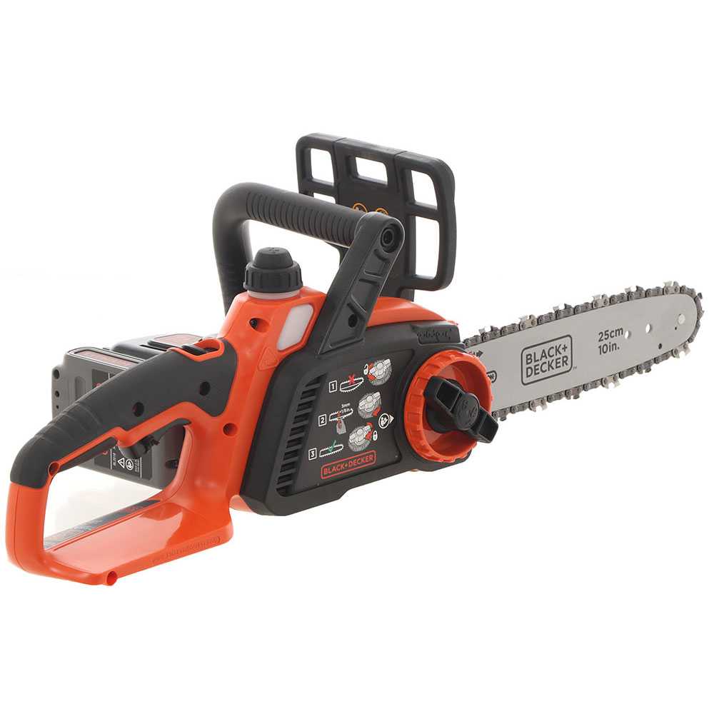 Black and decker discount battery chainsaw 18v