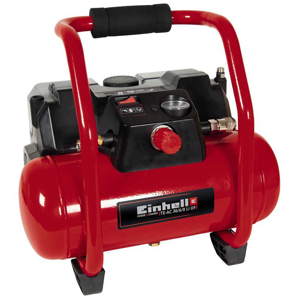 Einhell TE AC 36 6 8 Li F Battery powered Air Compressor BATTERY AND CHARGER NOT INCLUDED