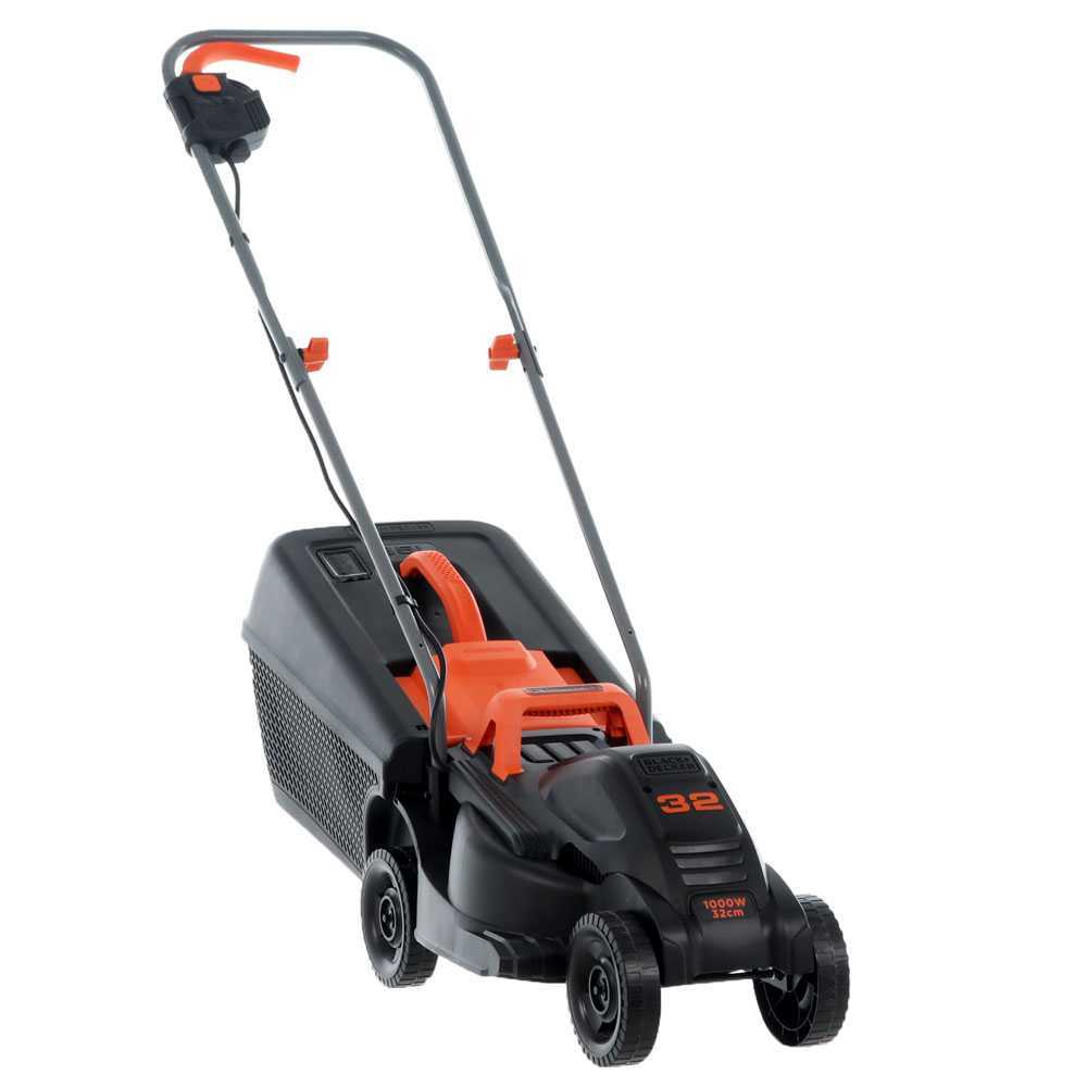 Black and decker 32cm sales 1000w rotary mower