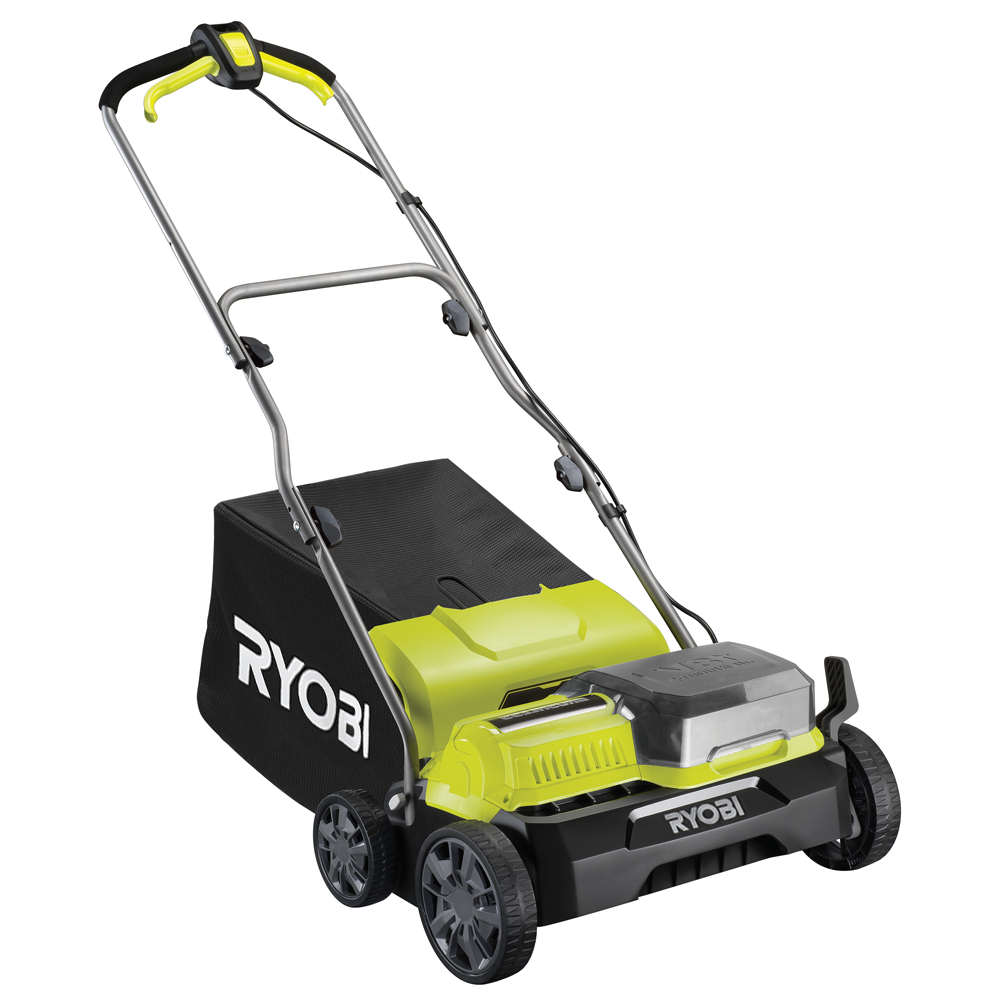 RYOBI Battery-powered lawn scarifier 
