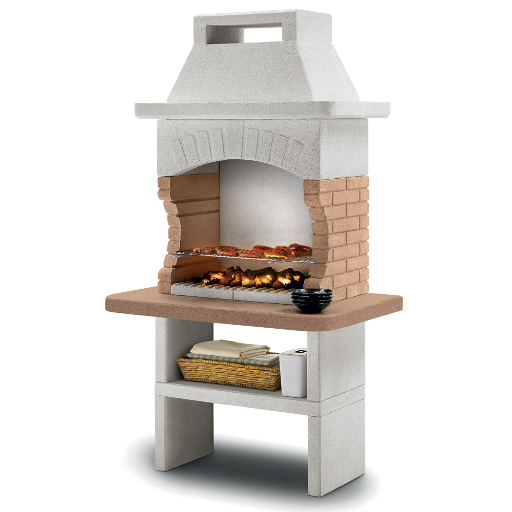 Cement bbq top