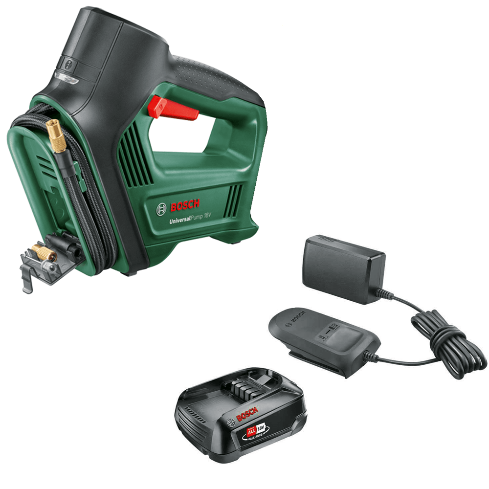 The Bosch EasyPump cordless compressor pump in the test Hurry up