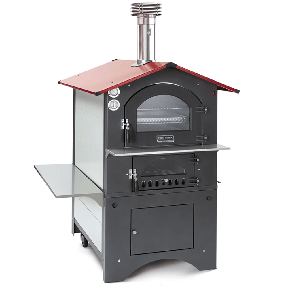 Outdoor Woodfired Oven Fontana Rosso 80X54 cm , best deal on AgriEuro