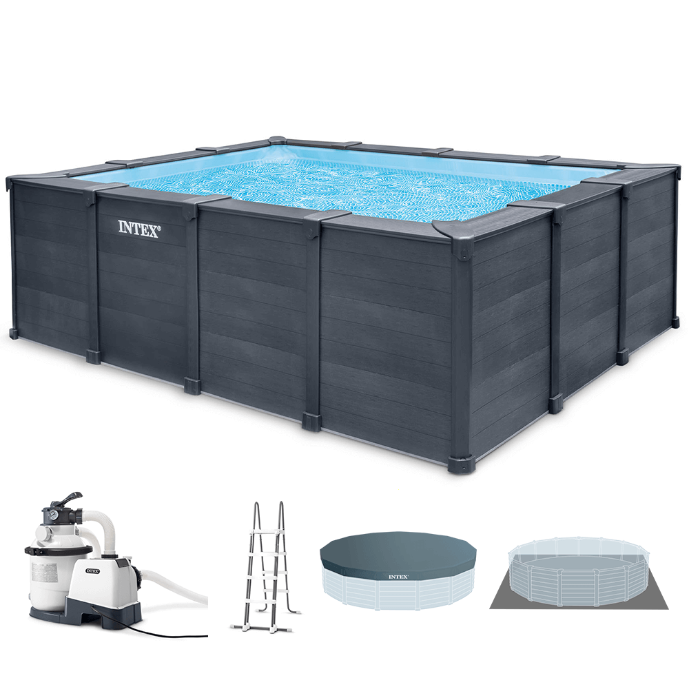 Intex Graphite Grey Panel 26396NP Pool , best deal on AgriEuro